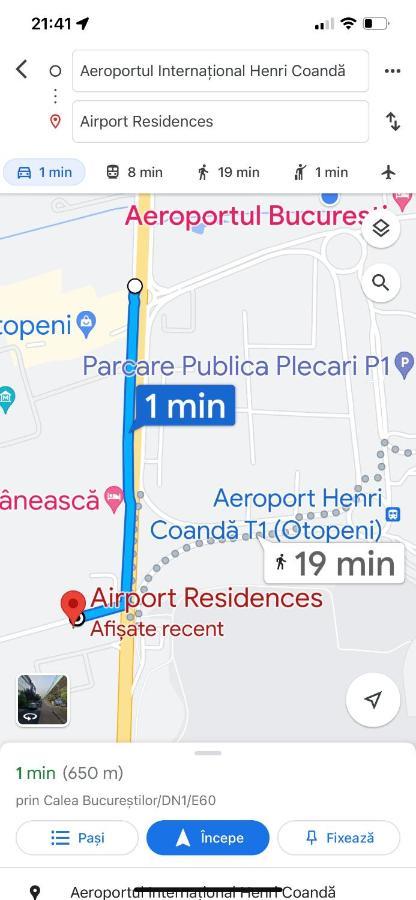 Welcome To Bucharest Airport Residences & Therme-Self Check-In 奥托佩尼 外观 照片